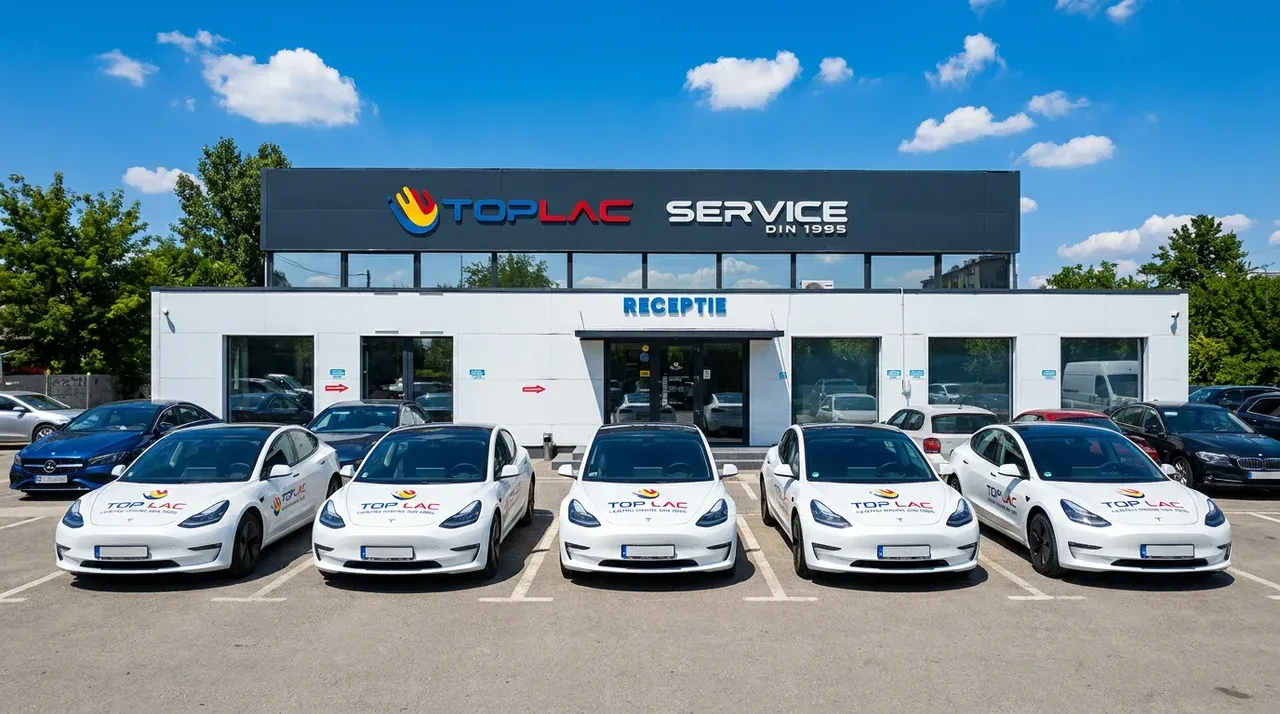 Mașină la schimb oferită de Top Lac Service pe durata reparației